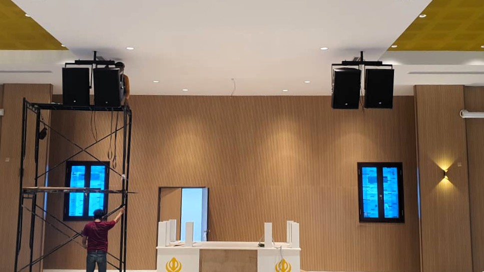 Sound System Installation – Sentul Gurdwara